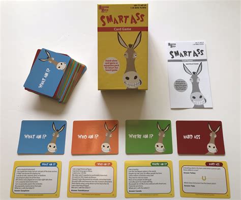 smart ass card games|smart ass board game cards.